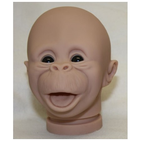 Poupée Reborn Cici – Kit Singe Chimpanzé Authentique De Denise Prat – 43 Cm