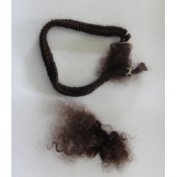 MOHAIR "Premium" FRISE BRUN