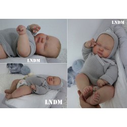 Kit toddler "Realborn" JOSEPH 3 mois endormi (23')