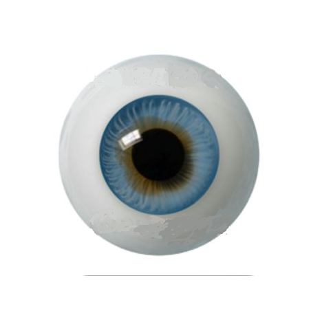 Yeux cristal Lauscha BLEU CLAIR