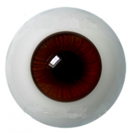 Yeux Cristal Lauscha CHOCOLAT