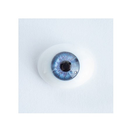 Yeux anciens en verre, yeux de poupée, bleu, taille des yeux