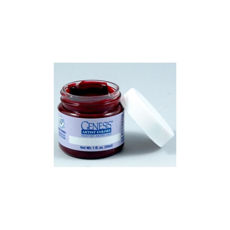 Peinture Genesis quinacridone Crimson 01