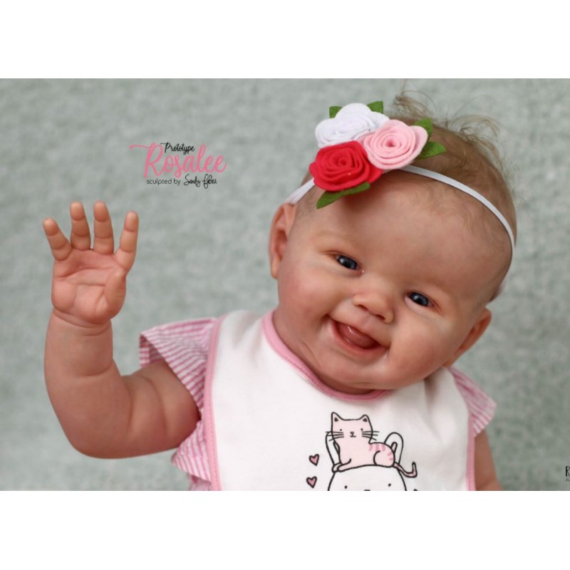 KIt reborn toddler ROSALEE de Sandy Faber KIt reborn toddler ROSALEE de Sandy Faber