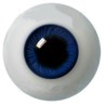 Yeux cristal Lauscha BLEU NUIT