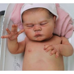 Kit reborn RAVY (21') de Priscila Lopez + body, plaque et COA